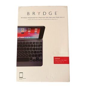 Brydge Wireless Keyboard for iPad mini 5th Gen and iPad mini 4 Space Gray